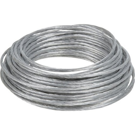 Hillman HILLMAN Steel-Plated Silver Braided Picture Wire 20 lb 1 pk 121106